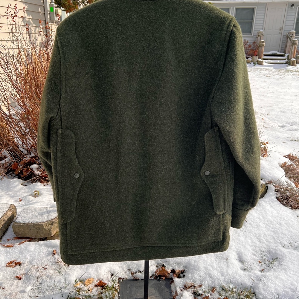 Filson Olive Green Wool Jacket - Picture 3 of 14